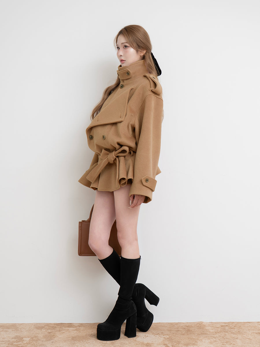 モデル：163cm（着用サイズ：FREE　着用カラー：CAM）