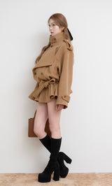 モデル：163cm（着用サイズ：FREE　着用カラー：CAM）