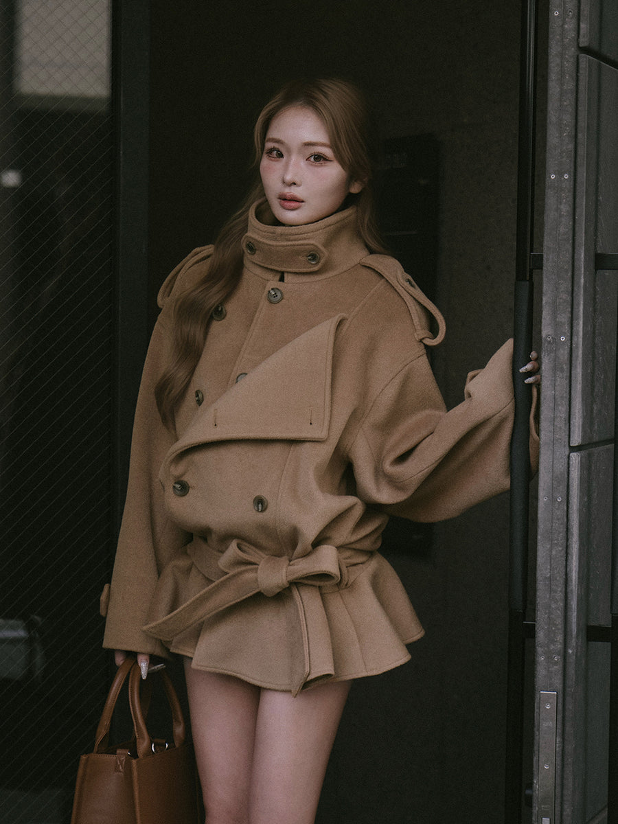 モデル：163cm（着用サイズ：FREE　着用カラー：CAM）