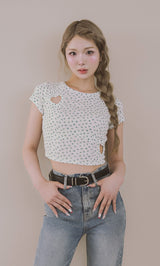 モデル：163cm（着用サイズ：FREE　着用カラー：WHT）