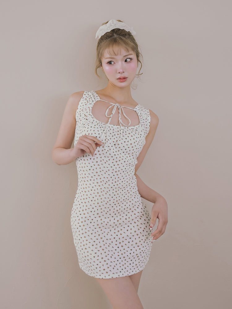 Darich フロントオープンフローラルミニワンピース フロントオープンフローラルミニワンピース – Darich (ダーリッチ)
