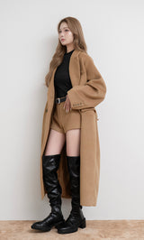 モデル：163cm（着用サイズ：FREE　着用カラー：CAM）