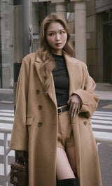 モデル：163cm（着用サイズ：FREE　着用カラー：CAM）