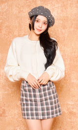 モデル：155cm（着用サイズ：FREE　着用カラー：WHT）