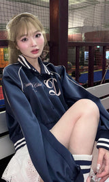 モデル：163cm（着用サイズ：FREE　着用カラー：NVY）