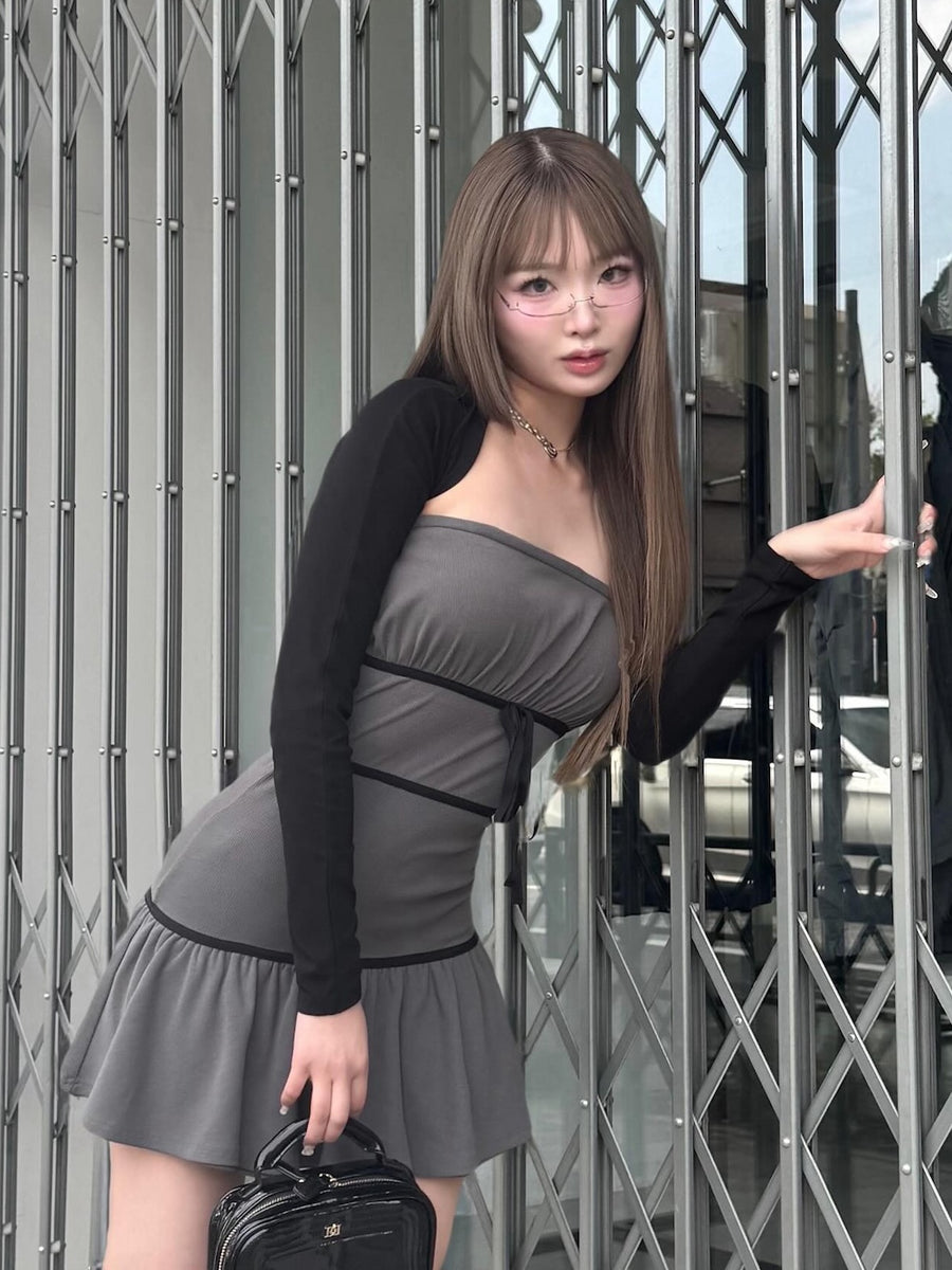 モデル：163cm（着用サイズ：FREE　着用カラー：GRY）