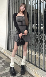 モデル：163cm（着用サイズ：FREE　着用カラー：GRY）