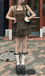 モデル：163cm（着用サイズ：FREE　着用カラー：KHA）