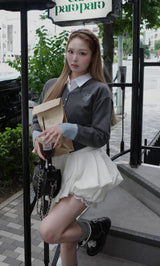 モデル：163cm（着用サイズ：FREE　着用カラー：WHT）