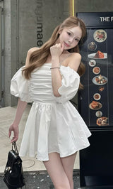 モデル：163cm（着用サイズ：FREE　着用カラー：WHT）