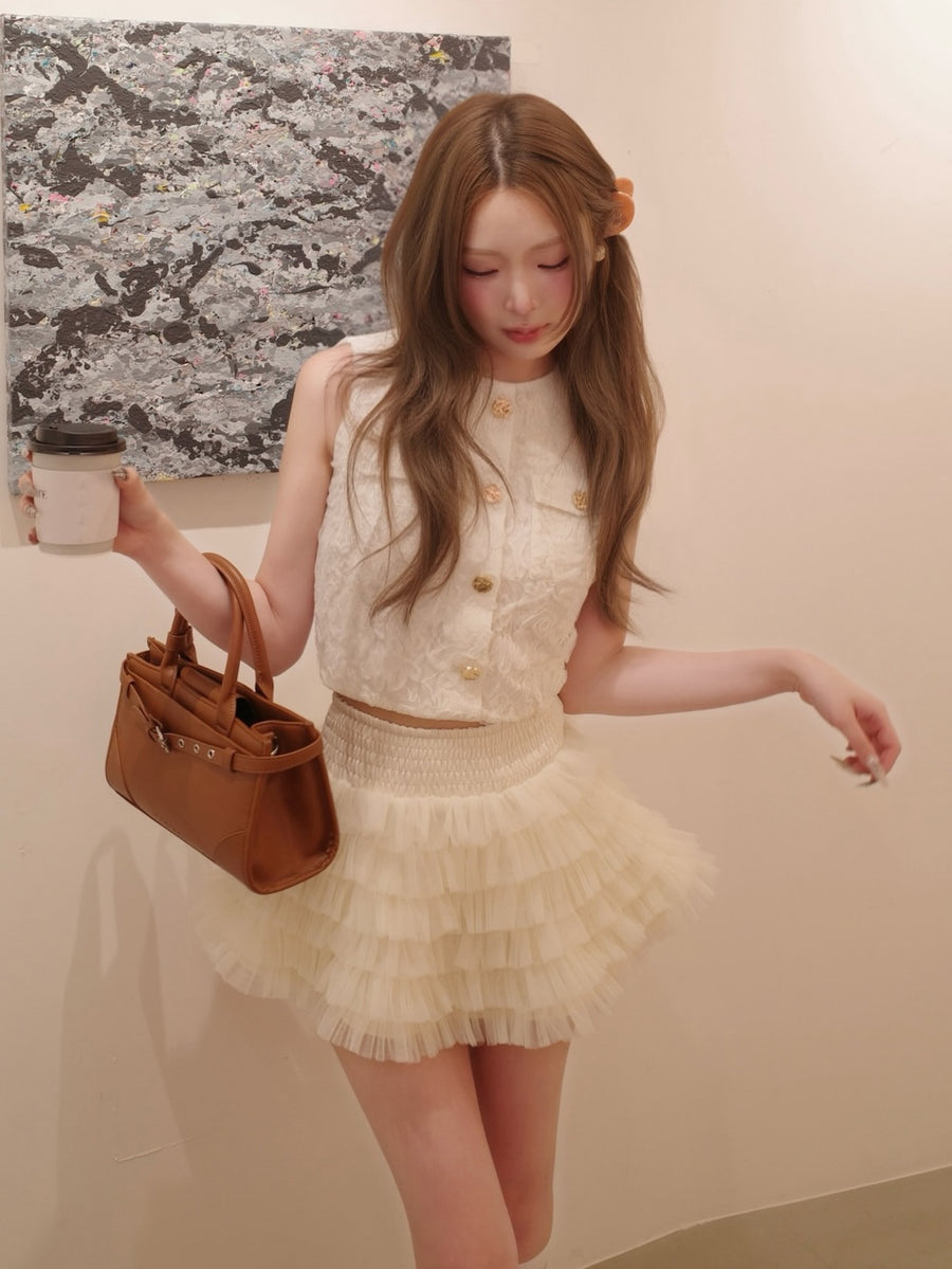 モデル：163cm（着用サイズ：FREE　着用カラー：IVO）