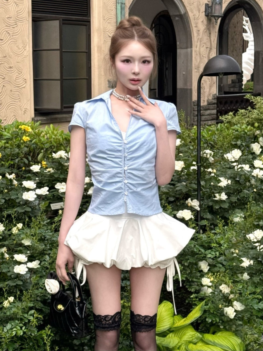 モデル：163cm（着用サイズ：FREE　着用カラー：WHT）