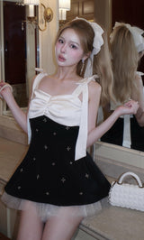 モデル：163cm（着用サイズ：FREE　着用カラー：BLK）