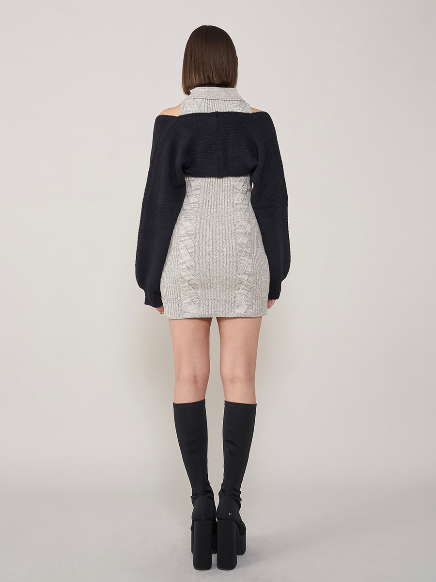 モデル：163cm（着用サイズ：FREE　着用カラー：GRY）