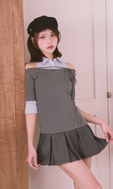 モデル：163cm（着用サイズ：FREE　着用カラー：GRY）