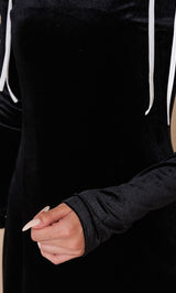 モデル：163cm（着用サイズ：FREE　着用カラー：BLK）