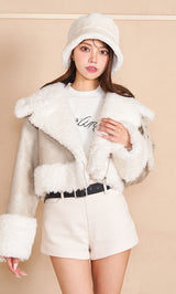 モデル：163cm（着用サイズ：FREE　着用カラー：GRY）
