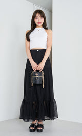 モデル：163cm（着用サイズ：FREE　着用カラー：WHT）