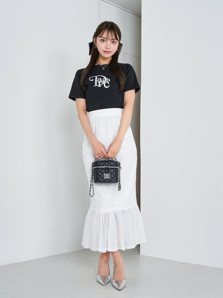 モデル：163cm（着用サイズ：FREE　着用カラー：BLK）
