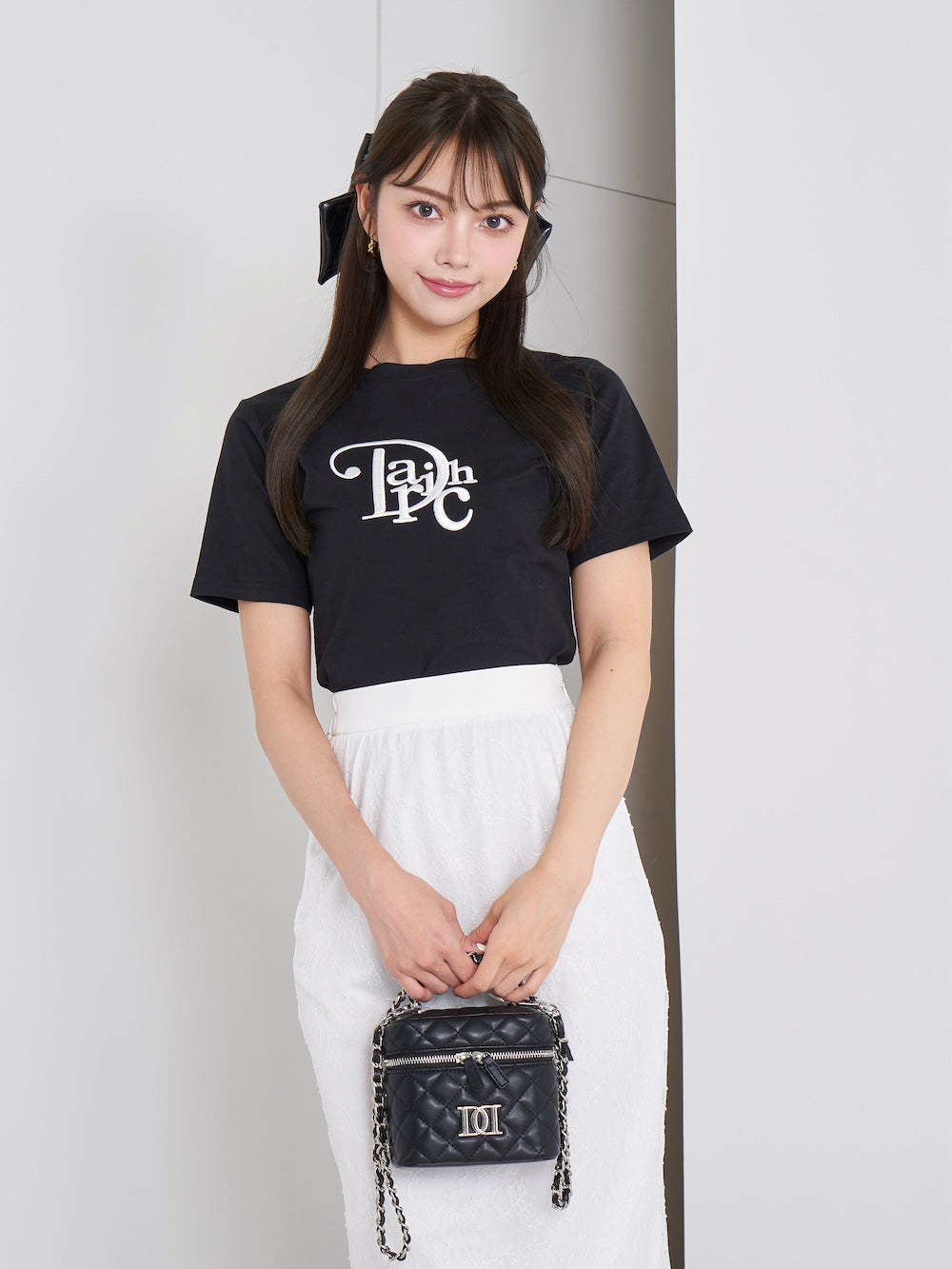モノグラムTシャツ - blk
