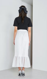 モデル：163cm（着用サイズ：FREE　着用カラー：WHT）