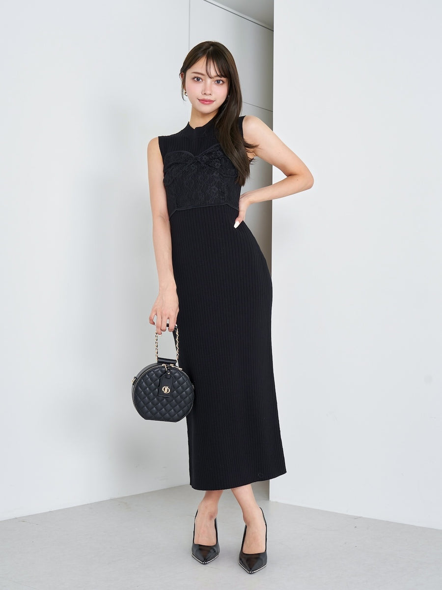 モデル：163cm（着用サイズ：FREE　着用カラー：BLK）