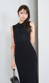 モデル：163cm（着用サイズ：FREE　着用カラー：BLK）