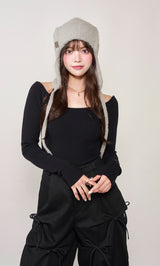 サイズ：FREE　カラー：GRY