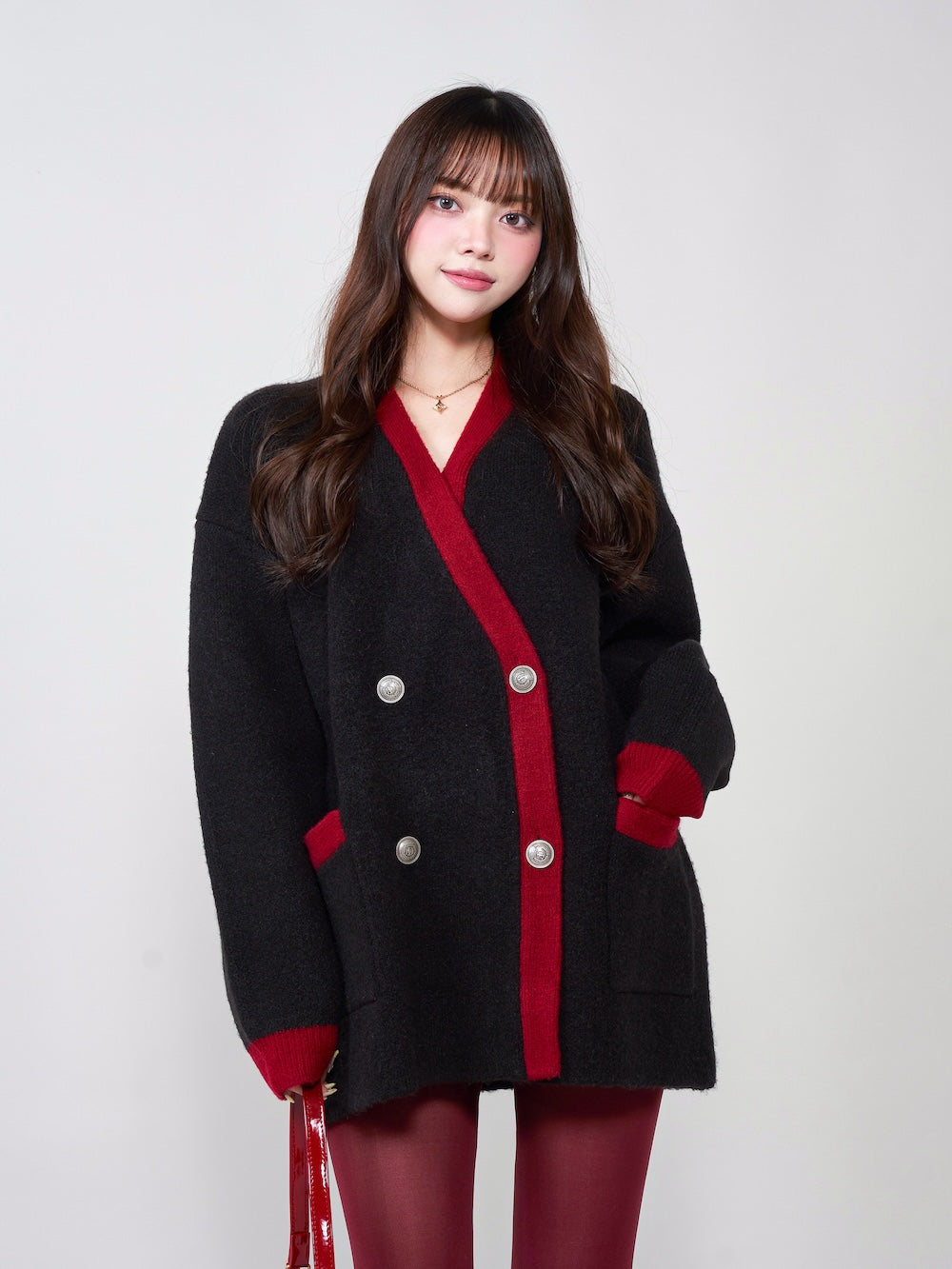 パイピングオーバーニットカーディガン – Darich (ダーリッチ)