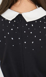 モデル：163cm（着用サイズ：FREE　着用カラー：BLK）