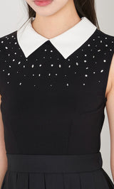 モデル：163cm（着用サイズ：FREE　着用カラー：BLK）