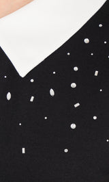 モデル：163cm（着用サイズ：FREE　着用カラー：BLK）