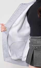 モデル：163cm（着用サイズ：FREE　着用カラー：GRY）