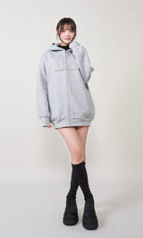 モデル：163cm（着用サイズ：FREE　着用カラー：GRY）