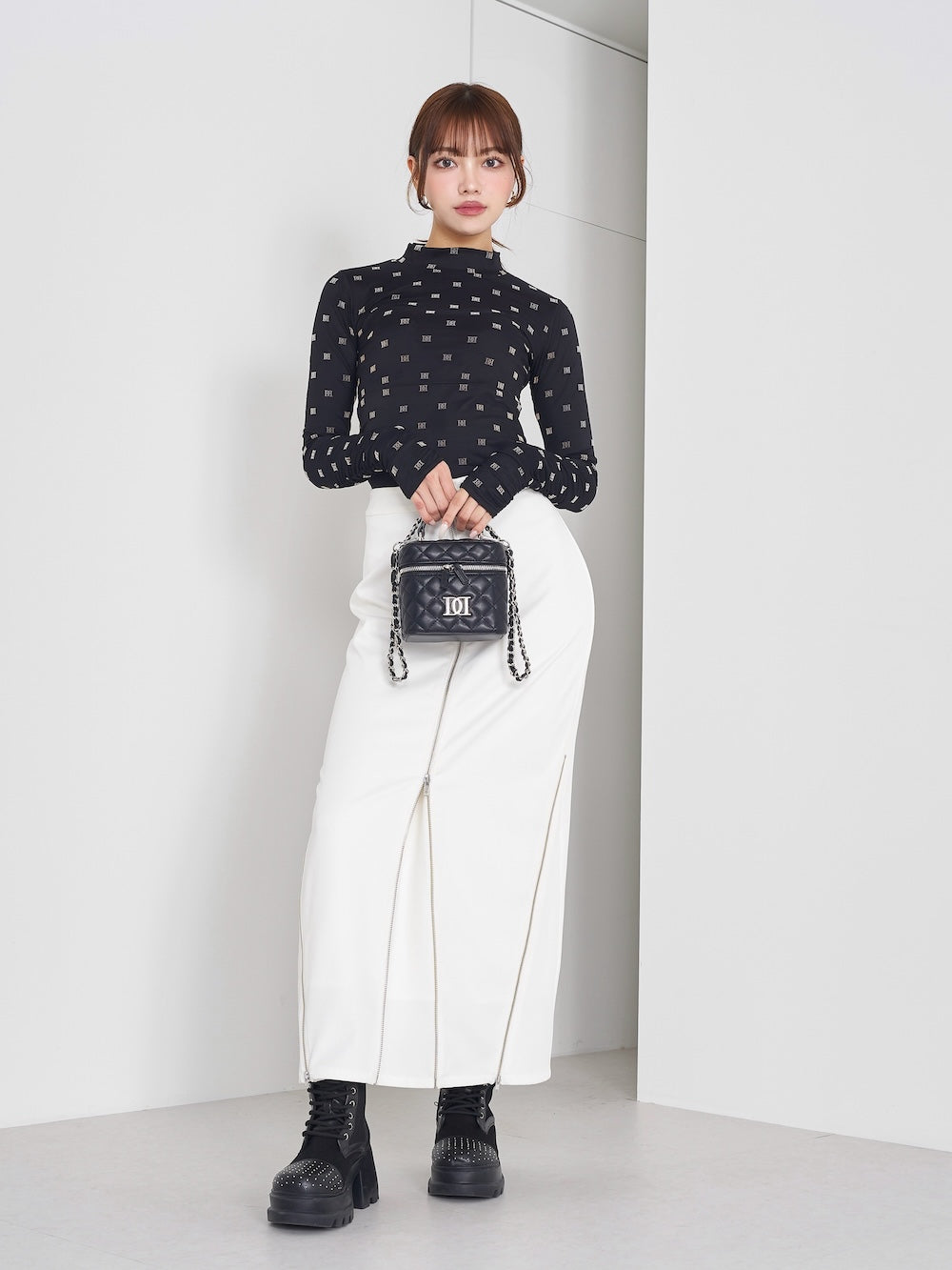 ファスナーデザインロングスカート – Darich (ダーリッチ)