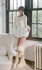 モデル：163cm（着用サイズ：FREE　着用カラー：WHT）