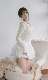 モデル：163cm（着用サイズ：FREE　着用カラー：IVO）