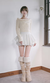 モデル：163cm（着用サイズ：FREE　着用カラー：WHT）