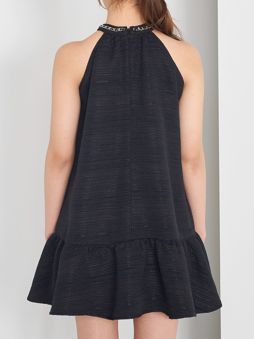 チェーンツイードフレアミニワンピース – Darich (ダーリッチ)