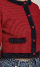 モデル：163cm（着用サイズ：FREE　着用カラー：RED）