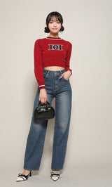 モデル：163cm（着用サイズ：FREE　着用カラー：RED）