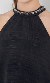 モデル：163cm（着用サイズ：FREE　着用カラー：BLK）