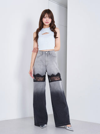 モデル：163cm（着用サイズ：S　着用カラー：BLK）