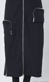 モデル：163cm（着用サイズ：FREE　着用カラー：BLK）