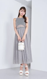 モデル：163cm（着用サイズ：FREE　着用カラー：GRY）