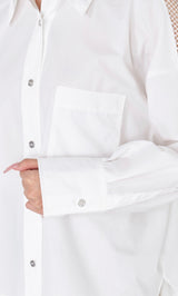 モデル：163cm（着用サイズ：FREE　着用カラー：WHT）