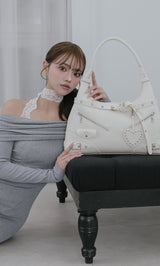 サイズ：FREE　カラー：WHT