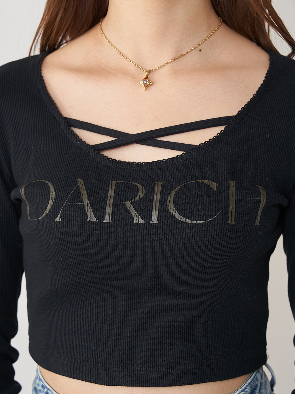 クラックロゴクロストップス – Darich (ダーリッチ)
