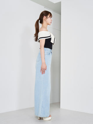 モデル：163cm（着用サイズ：FREE　着用カラー：BLK）
