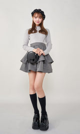 モデル：163cm（着用サイズ：FREE　着用カラー：GRY）